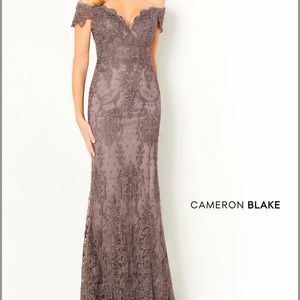 Cameron Black Lace Gown